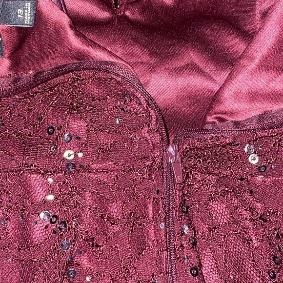 Speechless‎ Spaghetti Strap Lined Junior Women Size 13 Sequin Mini Dress Prom - Picture 5 of 8